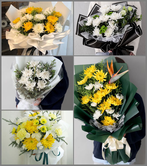 广东河源市连平县油溪镇白事花束代送